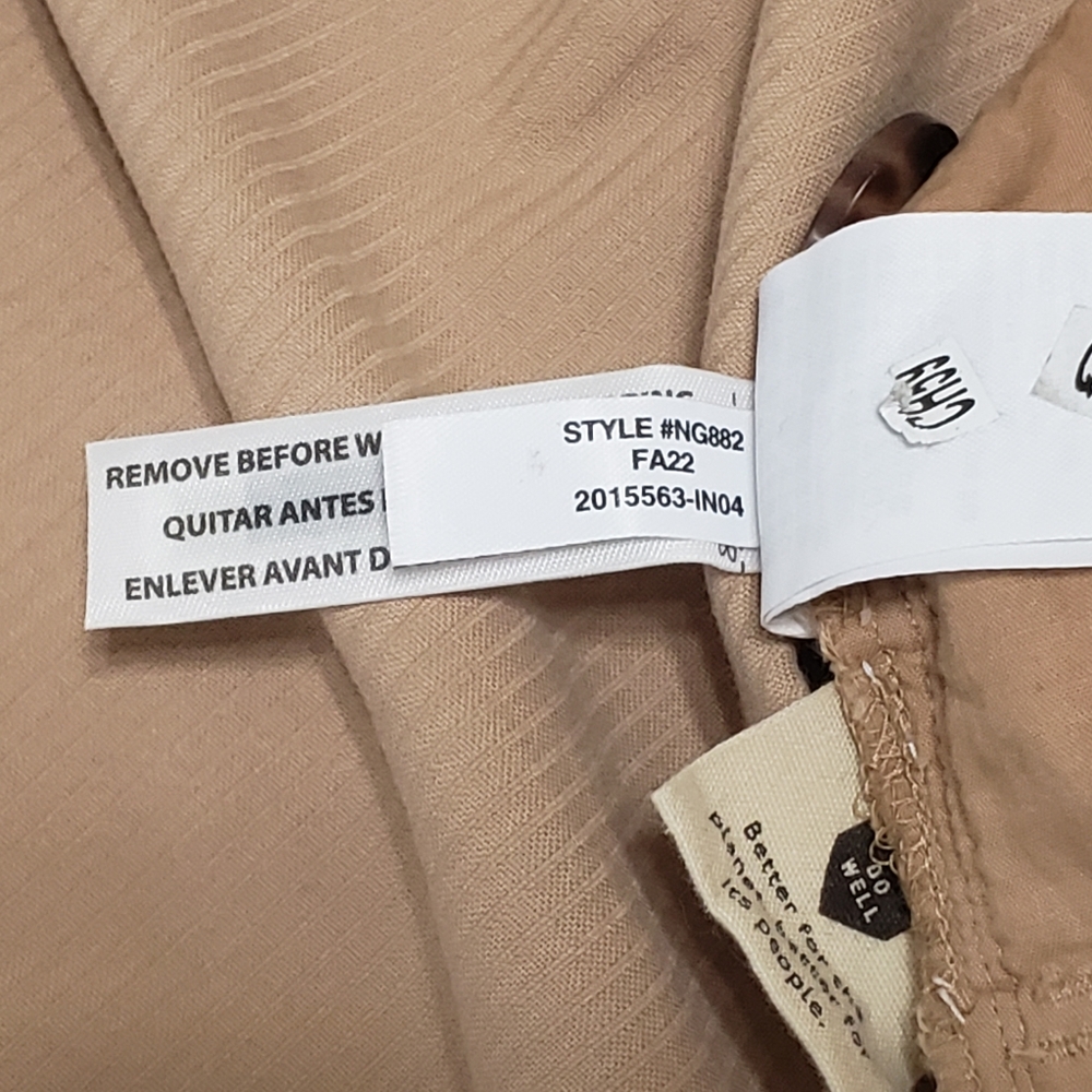 Madewell Corduroy Kentwood Oversized Shirt Tail Jacket Shacket Large Tan Pockets - Picture 10 of 14